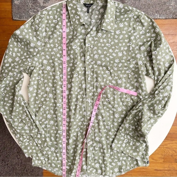 Good Man Brand Men’s Lightweight Cotton Flower Print Button Down Shirt Size XL - Picture 2 of 8
